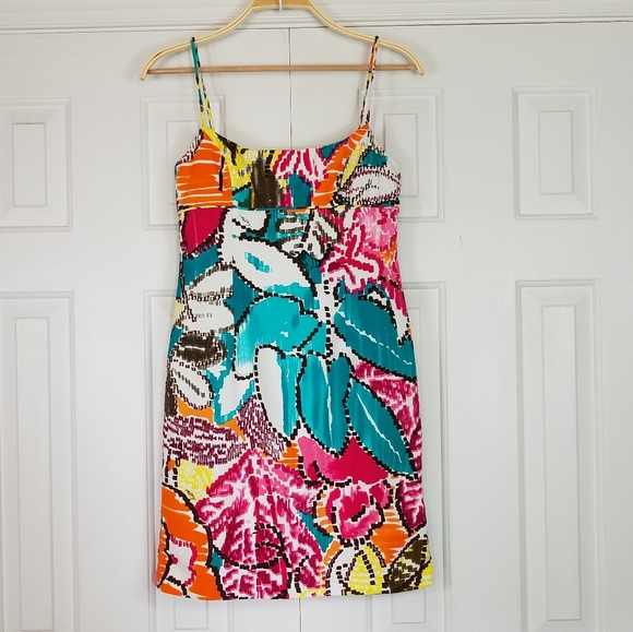 Milly of New York Spaghetti Strap Sheath Dress - Picture 1 of 9